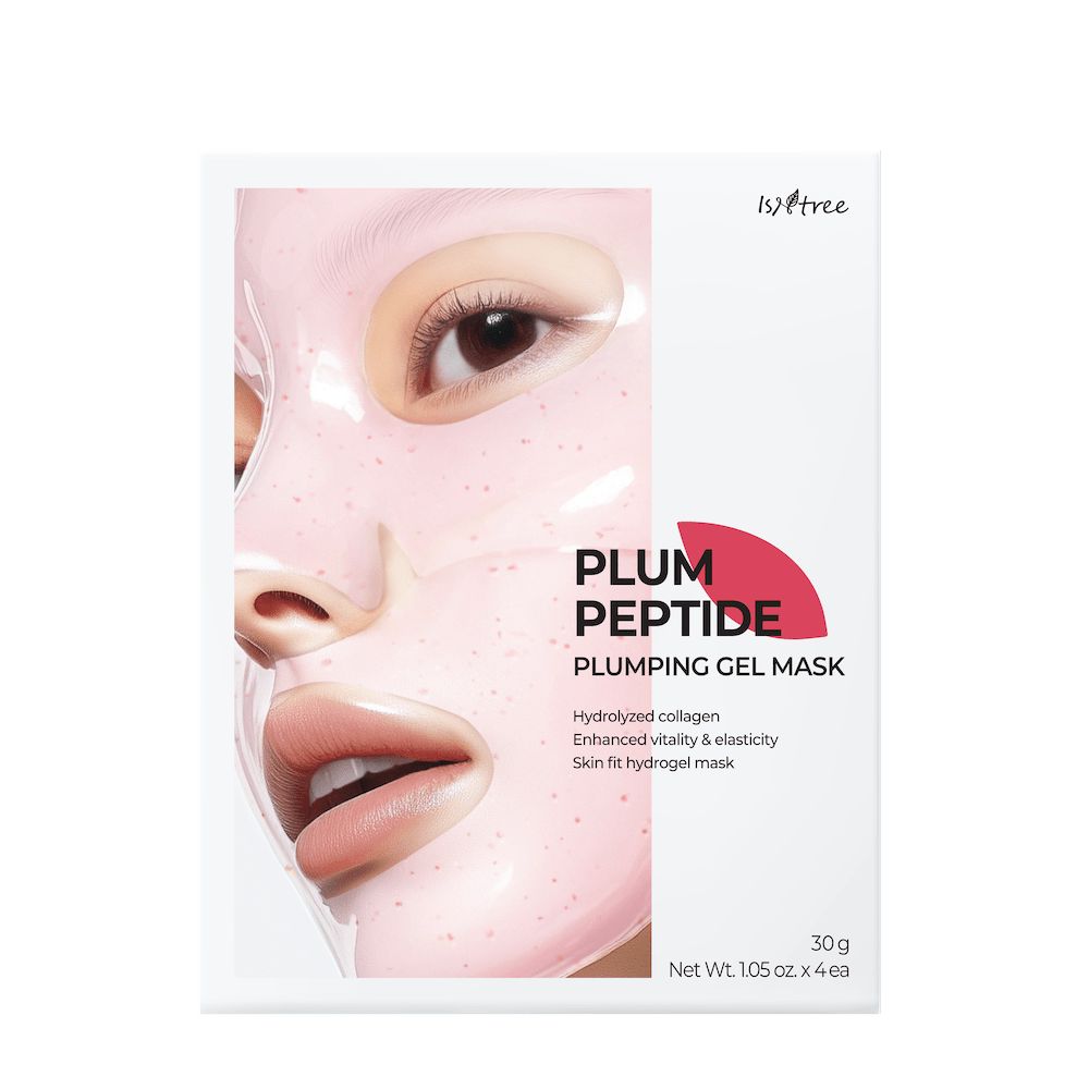 Isntree Plum Peptide Plumping Gel Mask 30g*4ea - Komiko Beauty