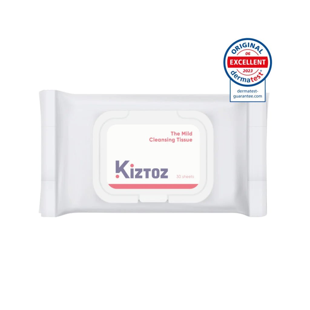 KIZTOZ The Mild Cleansing Tissue - 30 sheets - Komiko Beauty