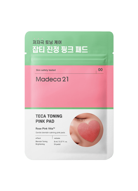 Madeca21 Teca Toning Pink Pad 4ea - Komiko Beauty
