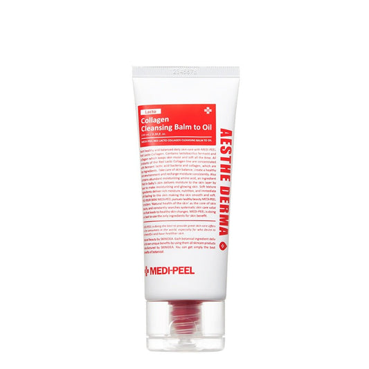 Medi - Peel Red Lacto Collagen Cleansing Balm To Oil 100g - Komiko Beauty