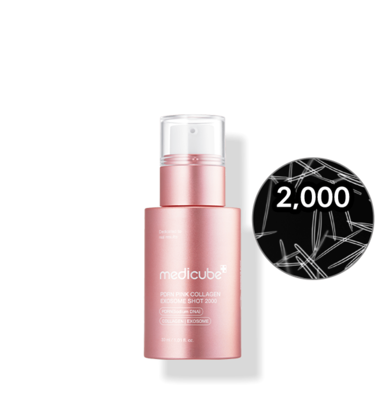 Medicube PDRN Pink Collagen exosome shot ampoule 2000 30ml - Komiko Beauty