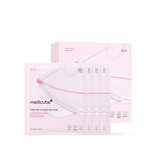Medicube PDRN Pink Collagen Gel Mask 4EA - Komiko Beauty
