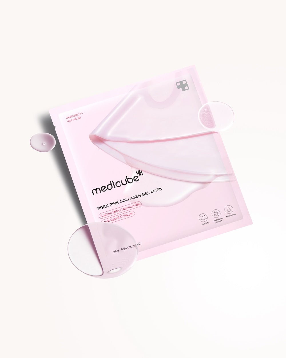 Medicube PDRN Pink Collagen Gel Mask 4EA - Komiko Beauty