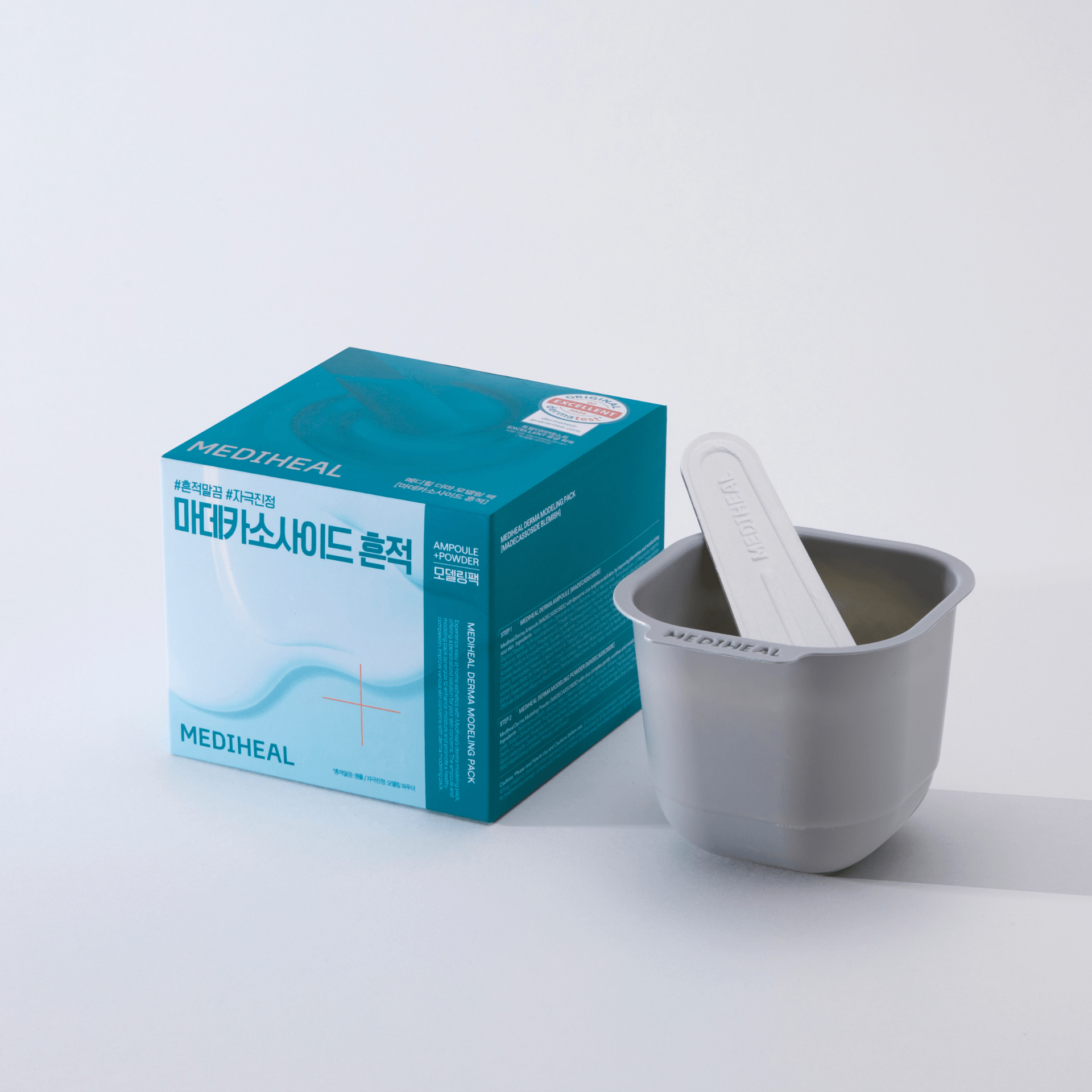Mediheal Derma Modeling Pack Madecassoside Blemish (Ampoule 2ml+ Powder 28g) - Komiko Beauty