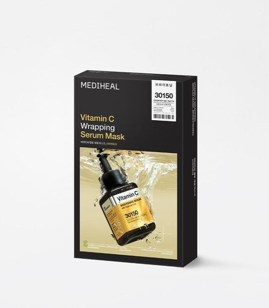 Mediheal Vitamin C Wrapping Serum Mask Brightening 10ea - Komiko Beauty