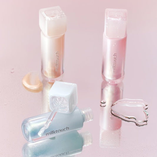 milktouch Dew Stain Sheer Aurora Gloss 01 Honey Dew 4g - Komiko Beauty