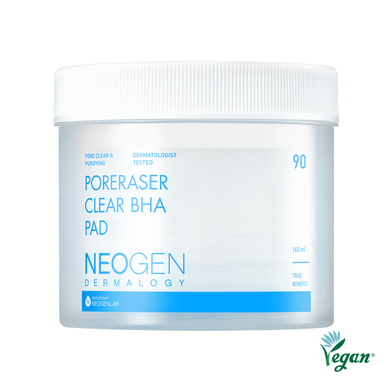 NeoGen DERMALOGY PORERASER CLEAR BHA PAD 160ML (90 PADS) - Komiko Beauty