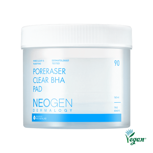 NeoGen DERMALOGY PORERASER CLEAR BHA PAD 160ML (90 PADS) - Komiko Beauty