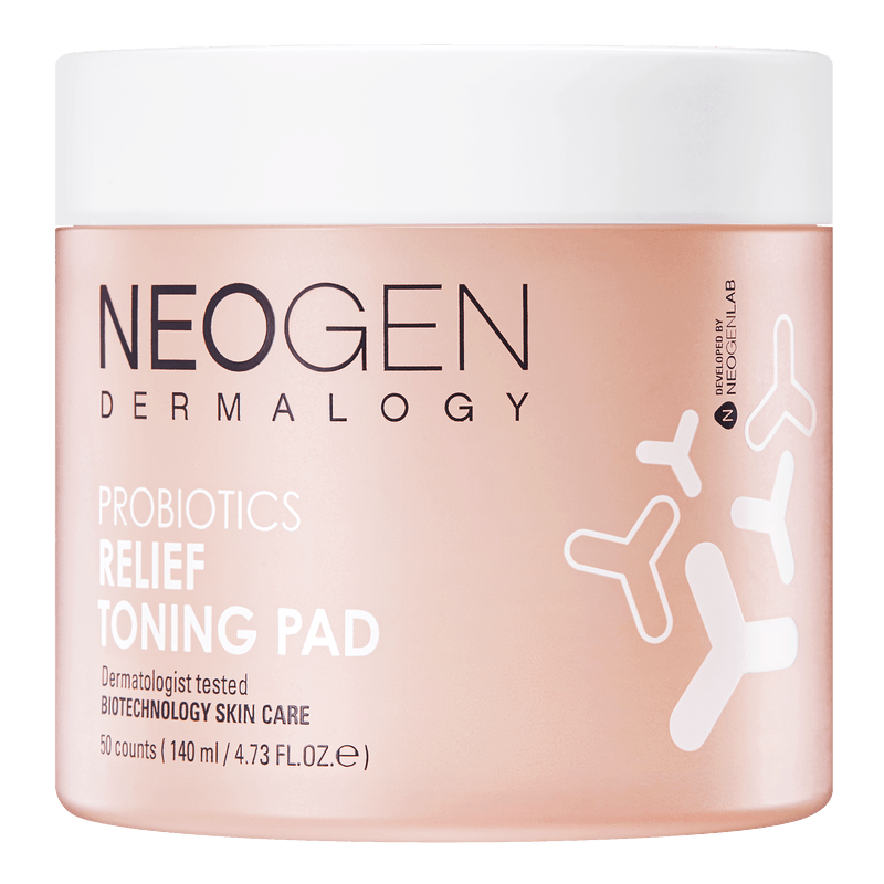 NeoGen DERMALOGY PROBIOTICS RELIEF TONING PAD (50 PADS) - Komiko Beauty