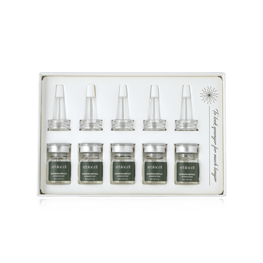 Reblocell Glossom Ampoule EGF 4ppm 5ml x 5 - Komiko Beauty