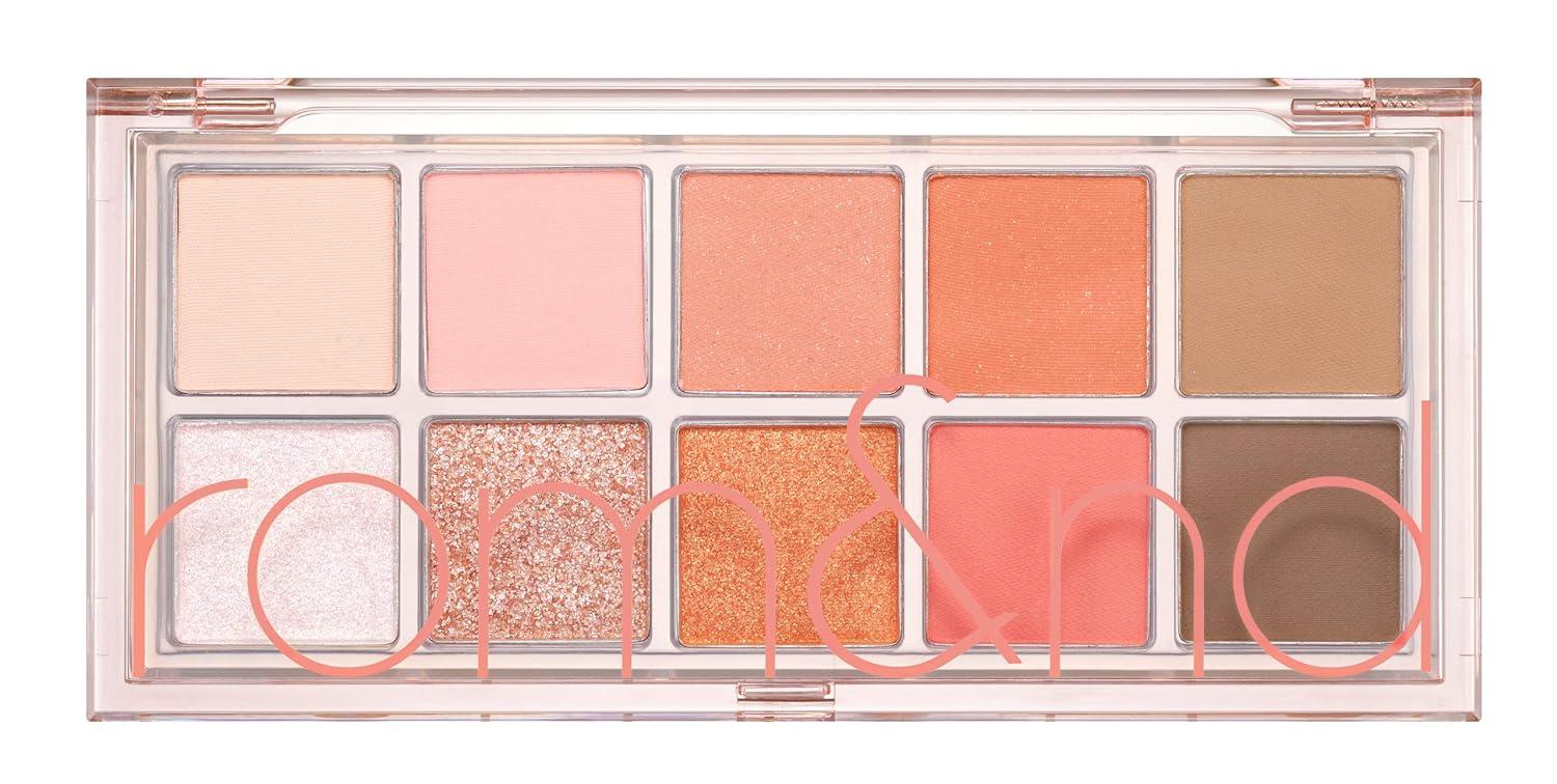 ROMAND Better Than Palette 6g Energetic bright 08 Peach Dahlia Garden - Komiko Beauty
