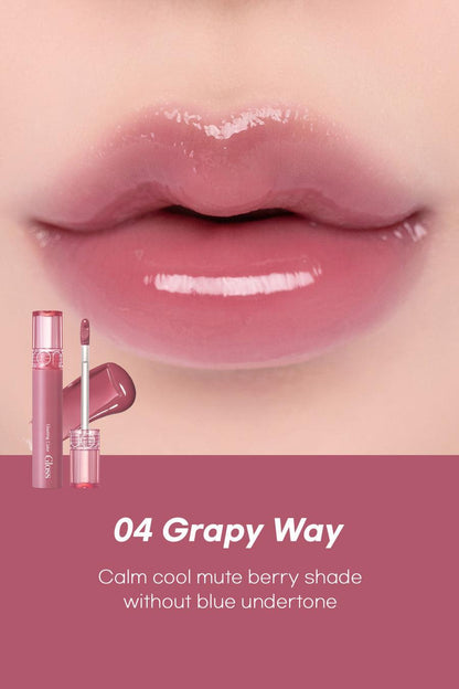Romand Glasting Color Gloss 4g - 08 Cherry Up - Komiko Beauty