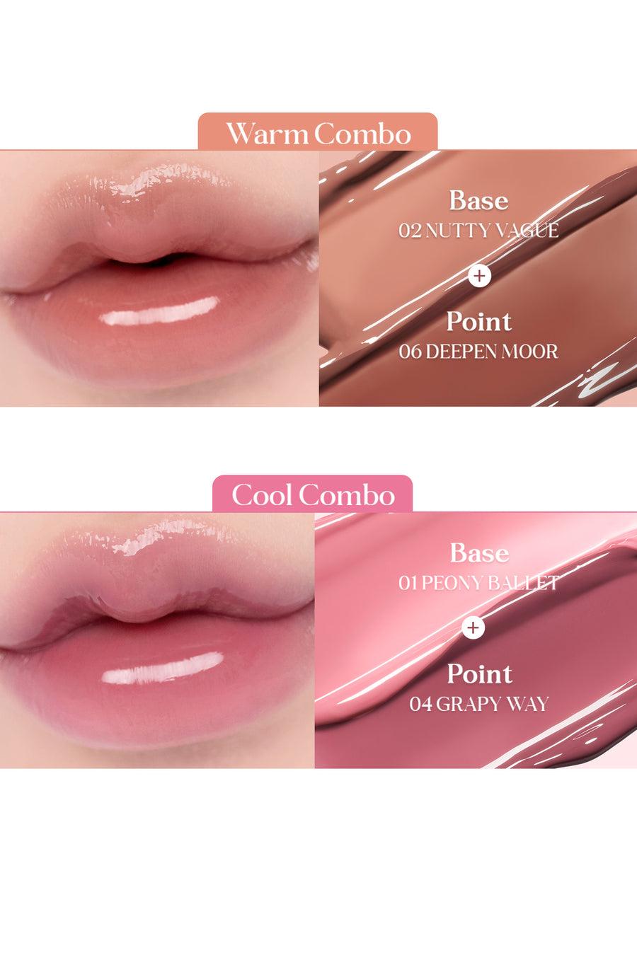 Romand Glasting Color Gloss 4g - 08 Cherry Up - Komiko Beauty