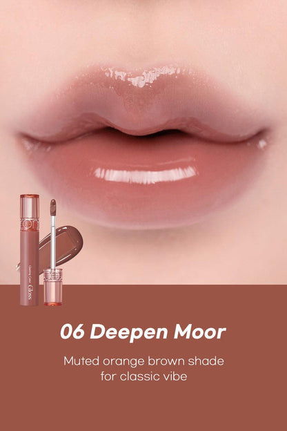 Romand Glasting Color Gloss 4g - 08 Cherry Up - Komiko Beauty