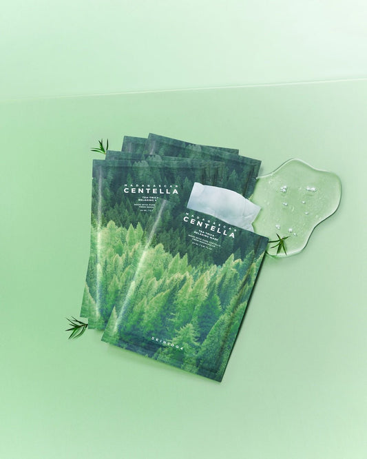 Skin1004 Madagascar Centella Tea - Trica Relaxing Mask 5ea*24ml - Komiko Beauty