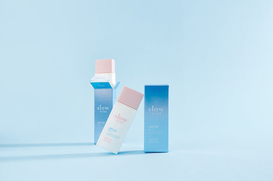 slowpure aqua fluid sun serum SPF50+ PA++++ 50ml - Komiko Beauty
