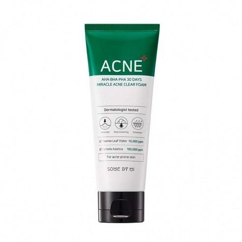 SomeByMi AHA - BHA - PHA 30DAYS MIRACLE ACNE CLEAR FOAM 100ml - Komiko Beauty