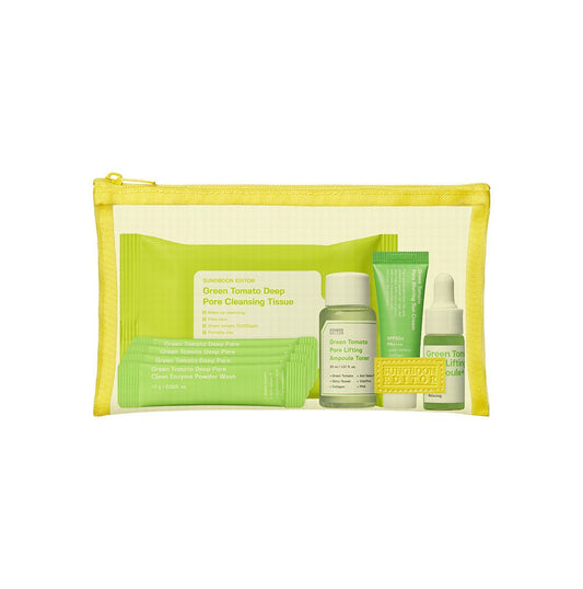 SUNGBOON EDITOR Green Tomato Travel Kit 150g - Komiko Beauty