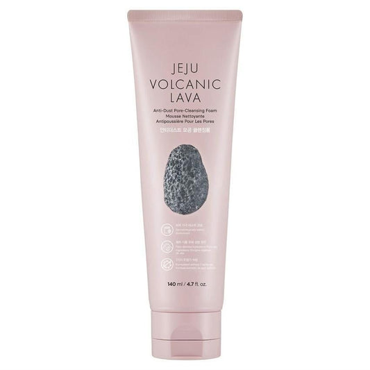 Thefaceshop Jeju Volcanic Lava Anti - Dust Pore - Cleansing Foam 140ml - Komiko Beauty