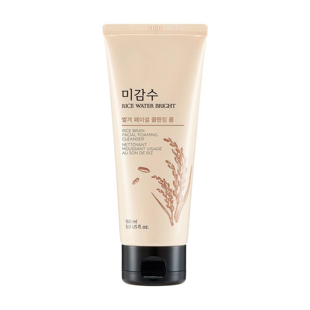 Thefaceshop RICE WATER BRIGHT Rice Bran Facial Foaming Cleanser 150ml - Komiko Beauty