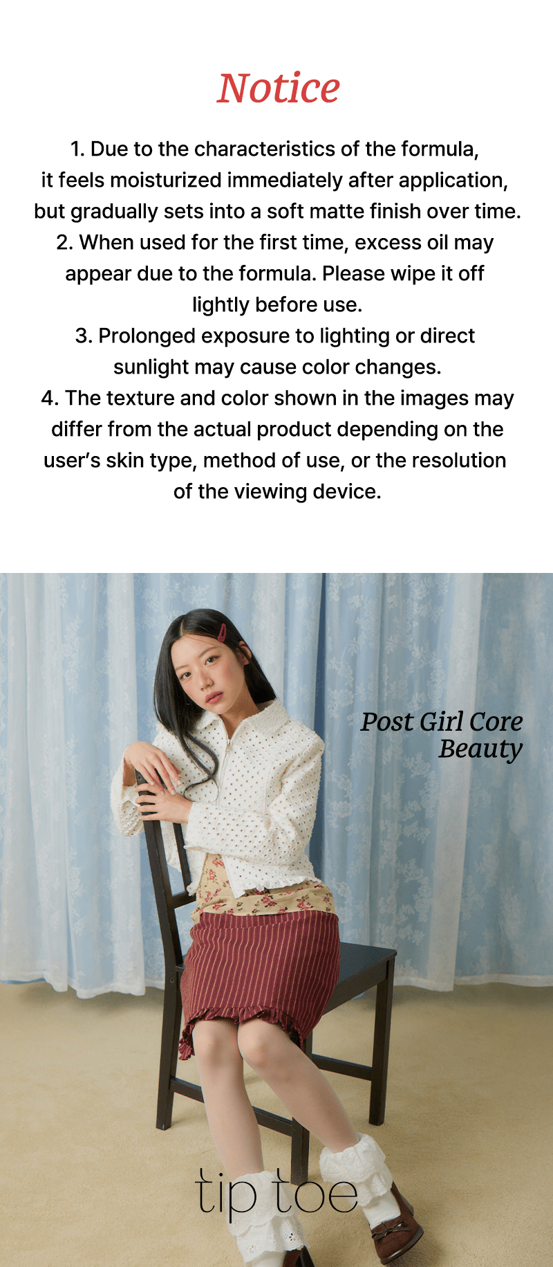 Tiptoe Mousse Tang Lip Matter - 6 Colors - Komiko Beauty