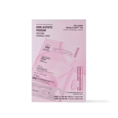 VT Cosmetics COLLAGEN Reedle Shot 100 2STEP Hydrogel Mask 4ea - Komiko Beauty