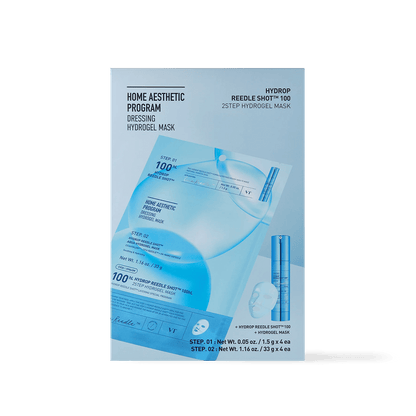 VT Cosmetics HYDROP Reedle Shot 100hl 2STEP Hydrogel Mask - 2Type - Komiko Beauty