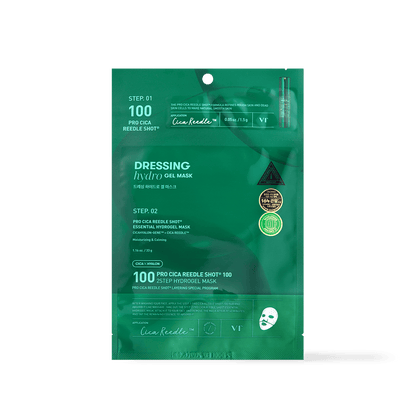 VT Cosmetics PRO CICA Reedle Shot 100 2STEP Hydrogel Mask - 2type - Komiko Beauty