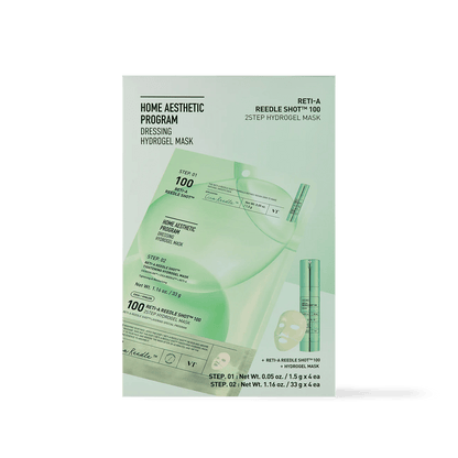 VT Cosmetics RETI - A Reedle Shot 100 2STEP Hydrogel Mask 4ea - Komiko Beauty