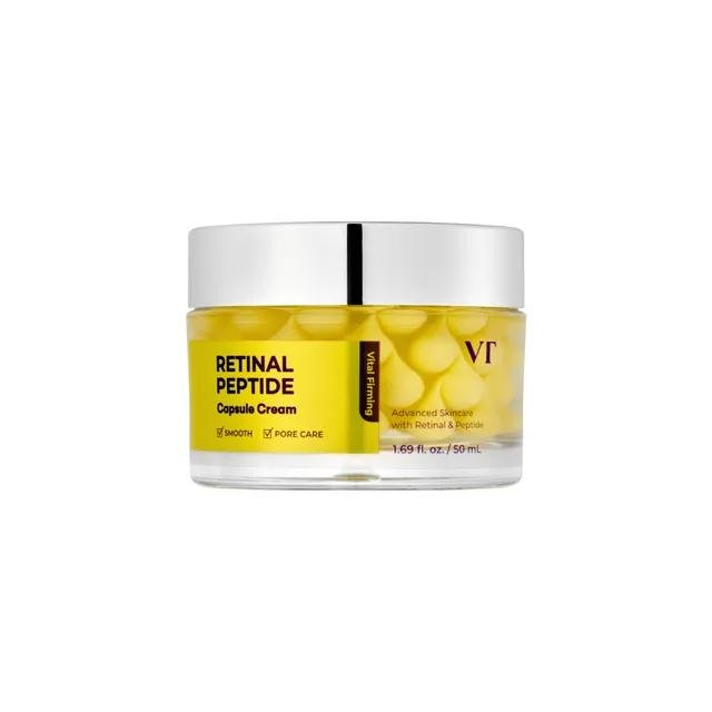 VT Cosmetics Retinal Peptide Hyaluronic Capsule Cream 50ml - Komiko BeautyMoisturizer